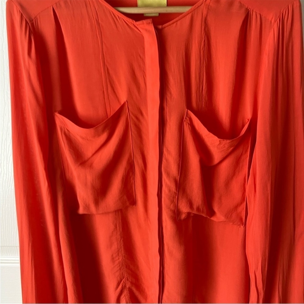 Maeve Clara coral blouse sz 4 - Picture 4 of 5